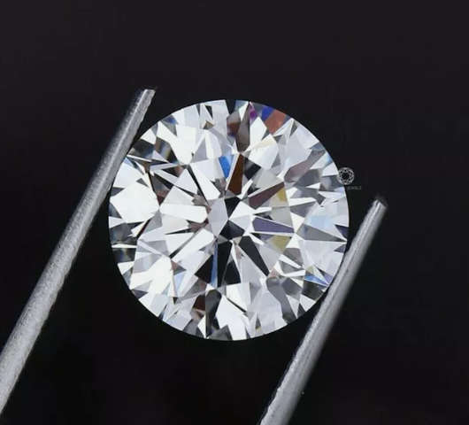 1.50 Ct 7.5mm D Color Round VVS1 Moissanite