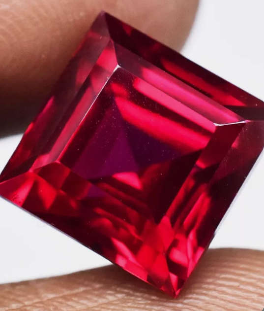 8.80ct Ruby Cushion Cut