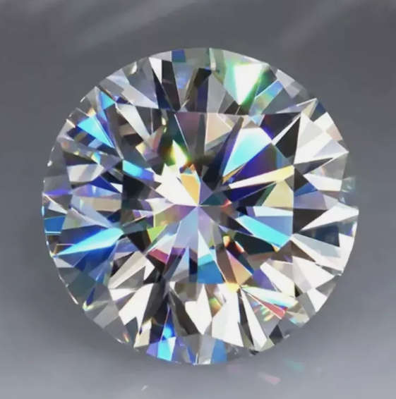 1.50 Ct 7.5mm D Color Round VVS1 Moissanite