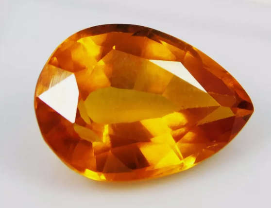 Mandarin Spessartite Orange Garnet 6.65ct Pear