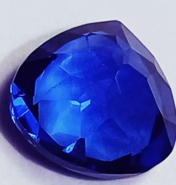 9.15Ct Natural Tanzanite Pear. GGL Certified