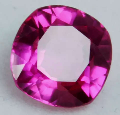 4.20Ct Mozambique Ruby Radiant cut