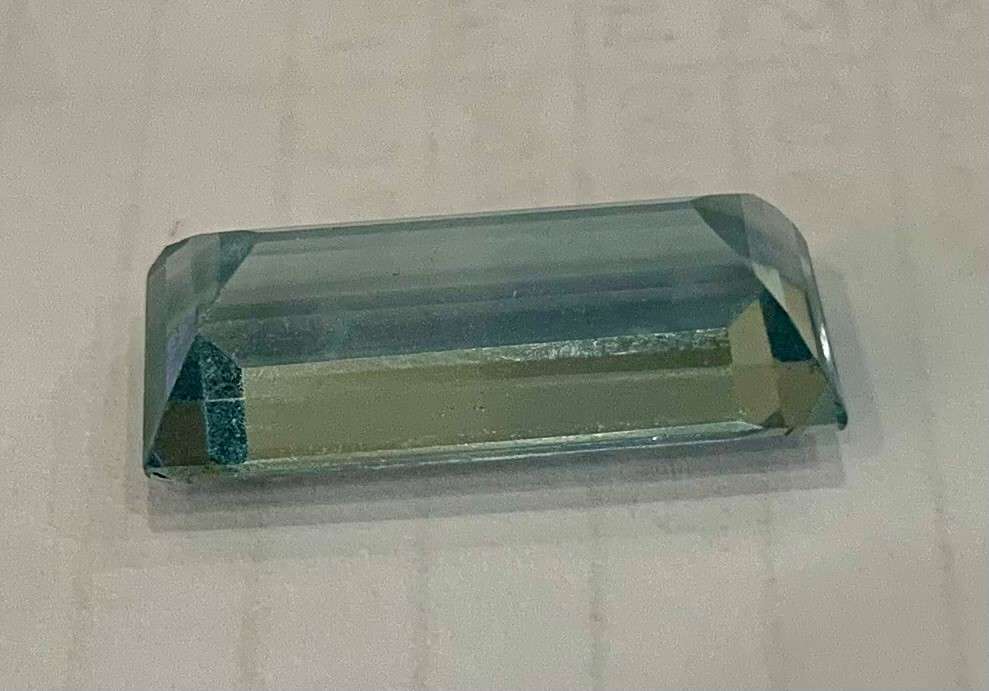 Natural 10.30 Ct Aquamarine Excellent Baguette Gemstone
