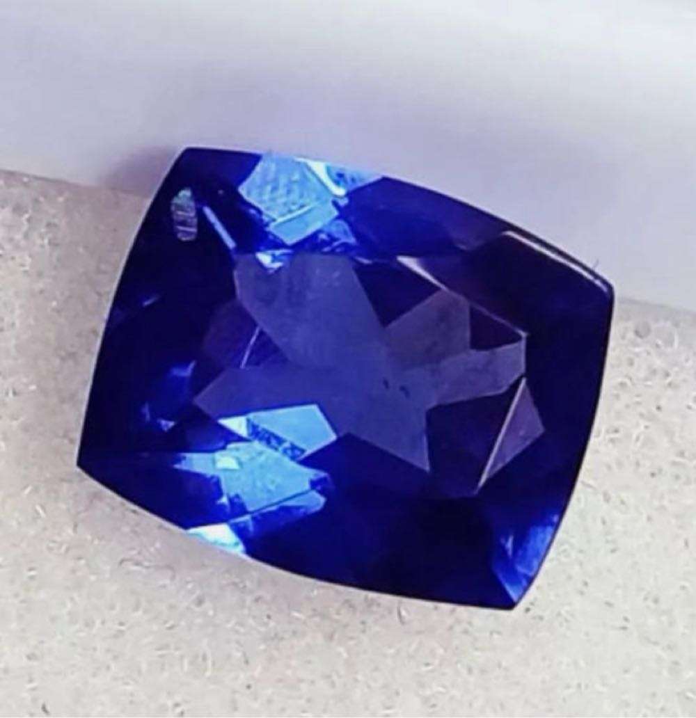 8.90 Ct Treated Tanzanite Cushion