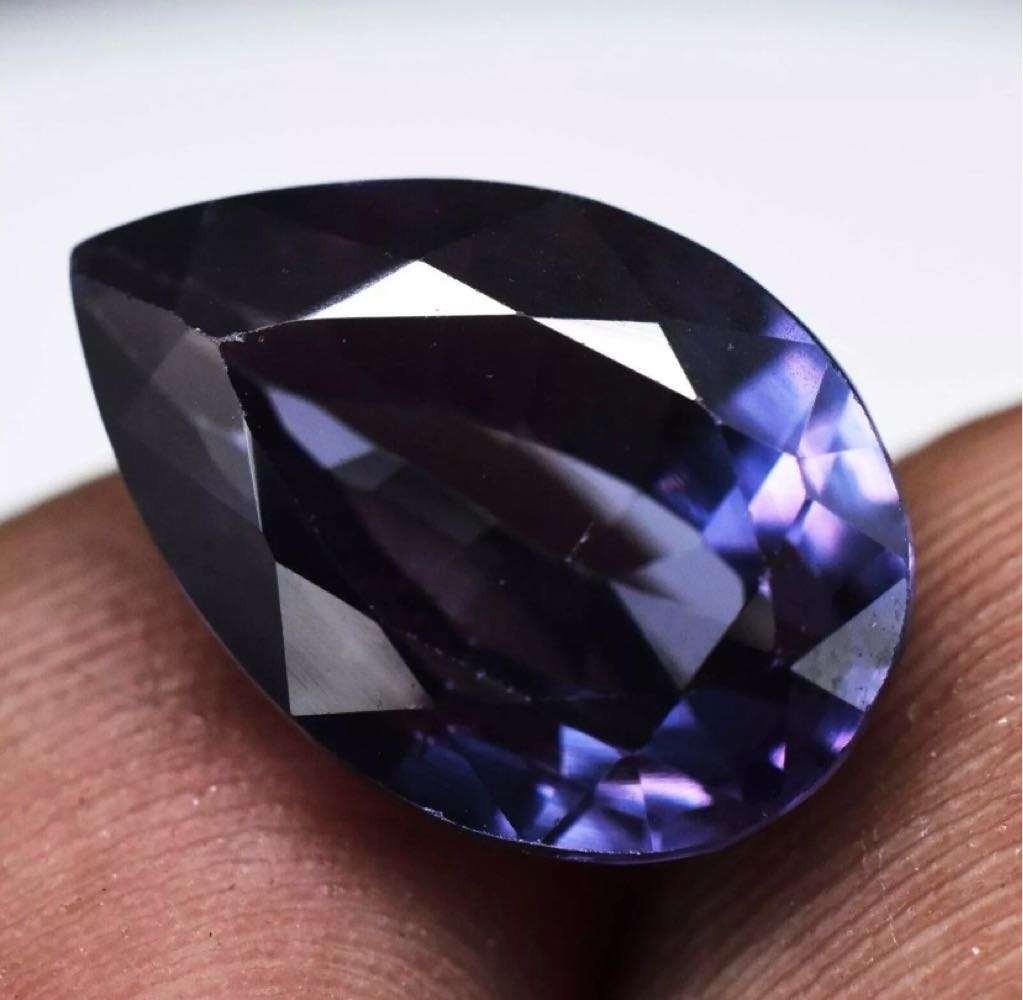 8.40ct Color Change Alexandrite, Pear shape