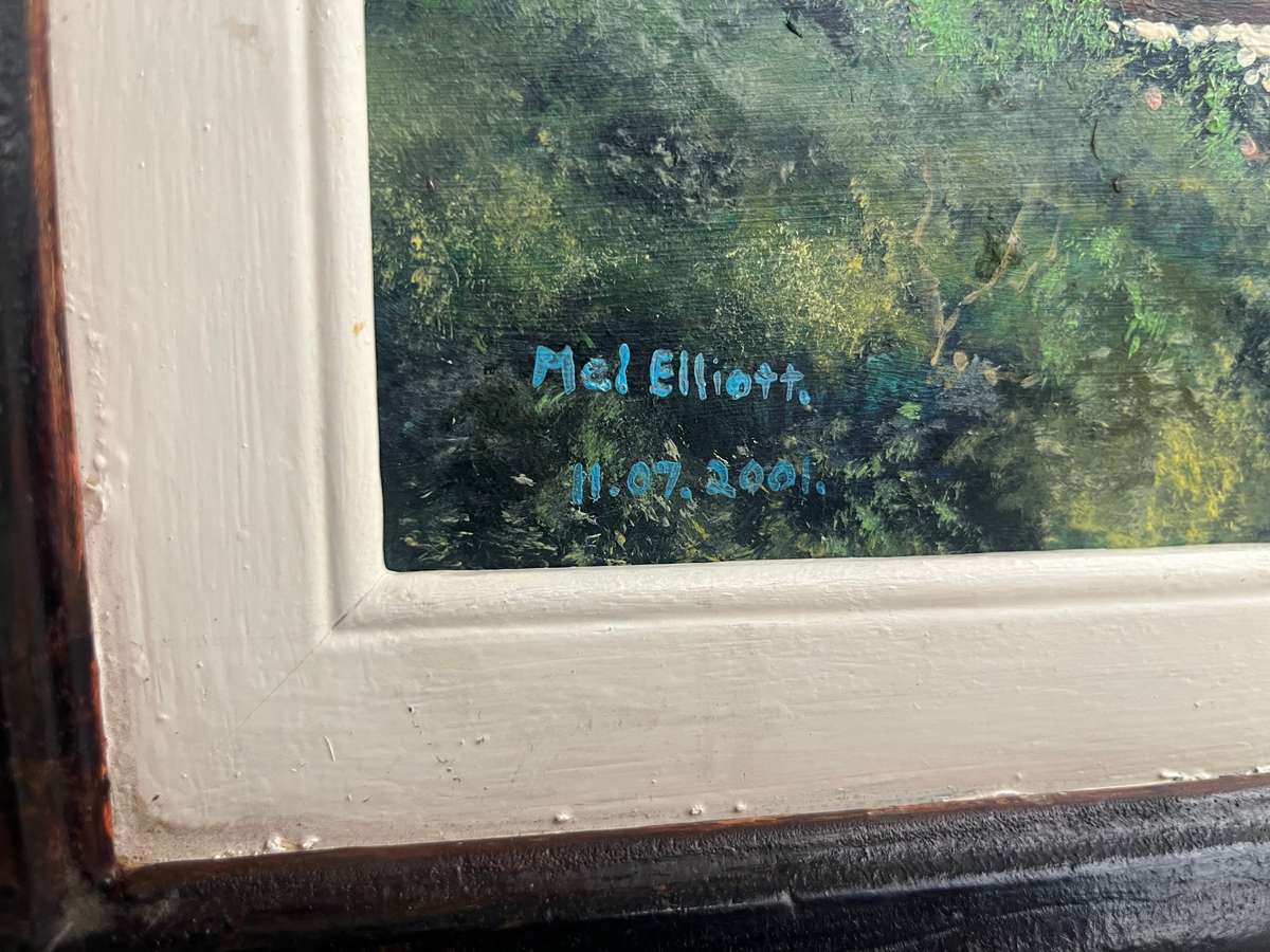 Mel Elliot painting