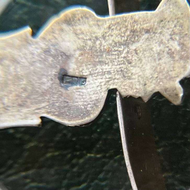 Vintage egyptian silver spoon