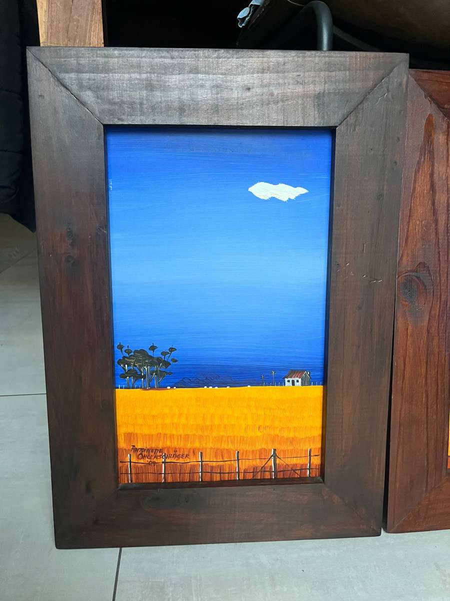 2 x Antoinette Ohlenschlager paintings