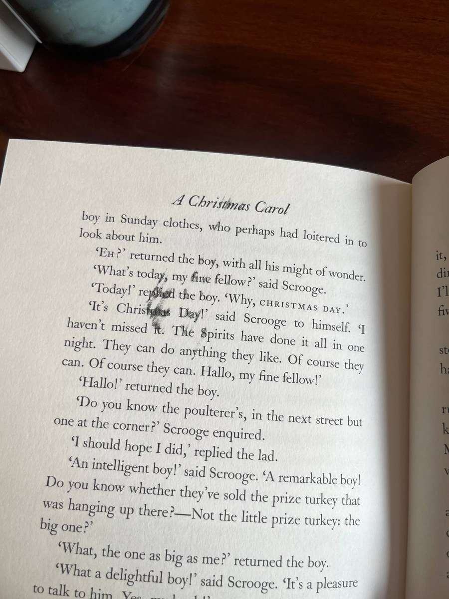 Charles Dickens A Christmas Carol folio edition