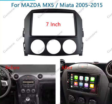 Mazda MX-5 NC  2 DIN 7 Inch Car Frame Fascia