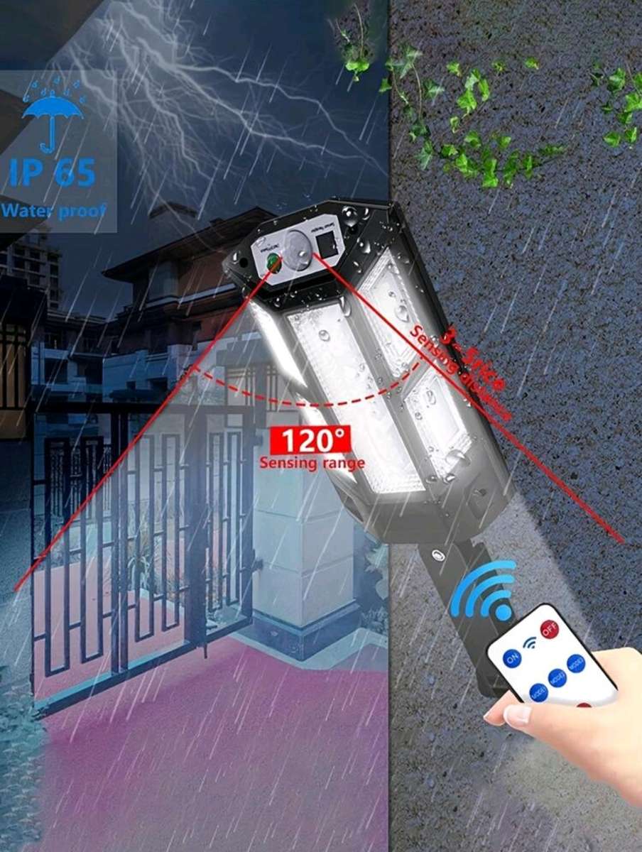 1pc Ultra Bright outdoor solar wall light