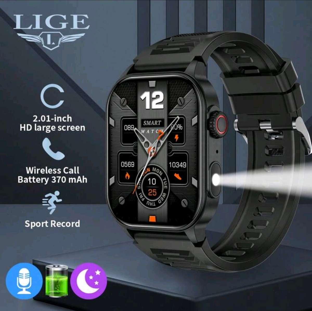 Mens New Lige Smart watch