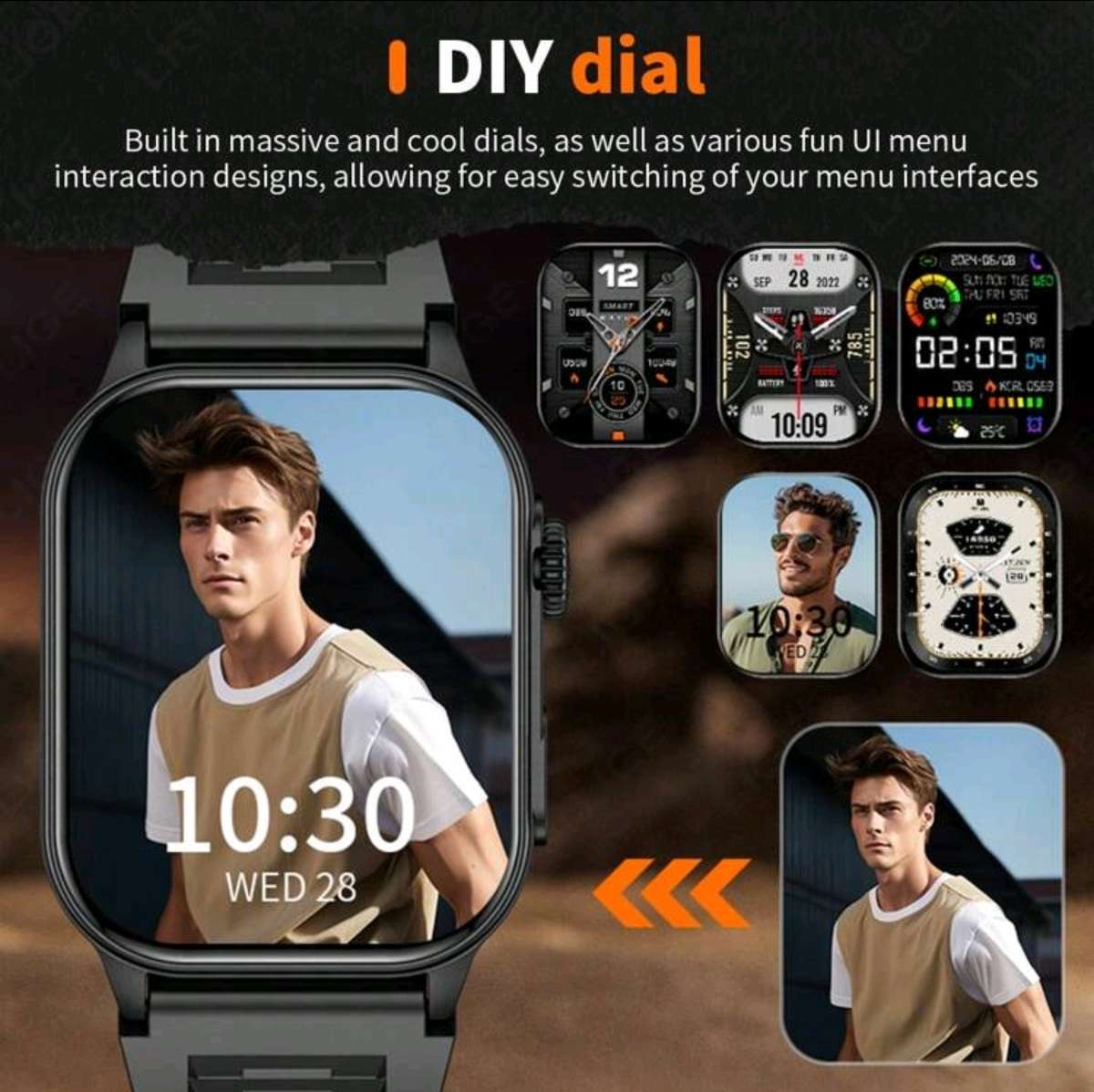 Mens New Lige Smart watch