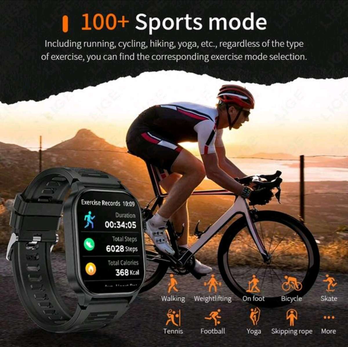 Mens New Lige Smart watch