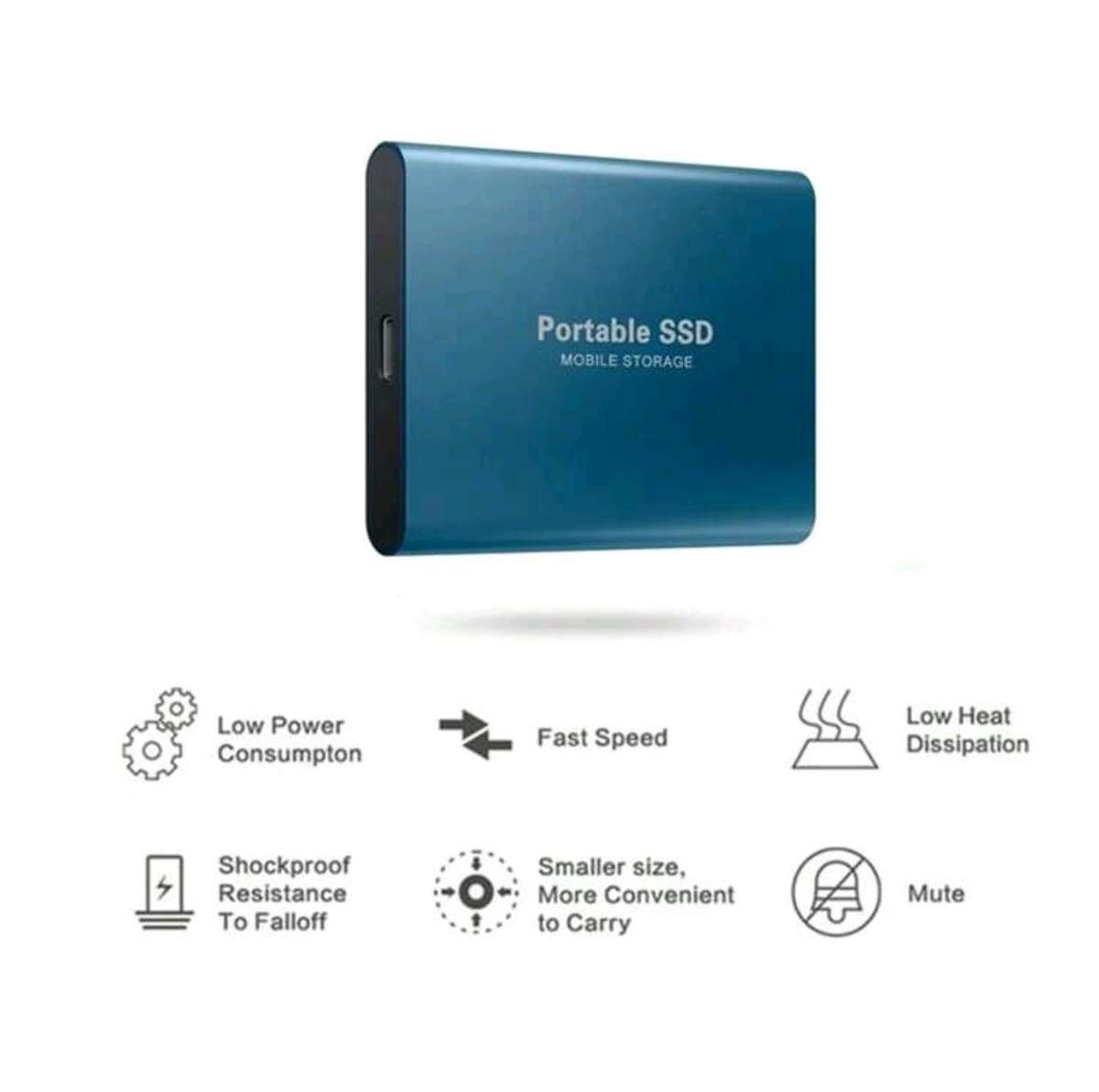 BRAND NEW 30TB Portable SSD External Hard drive