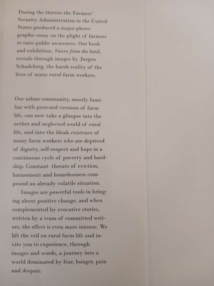 Voices from the Land - Jurgen Schadeberg