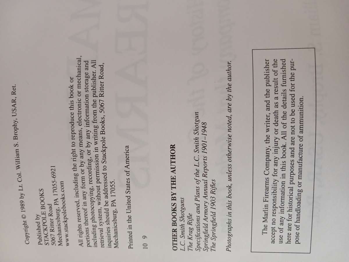 Marlin Firearms: A History of the Guns and the Company That Made Them