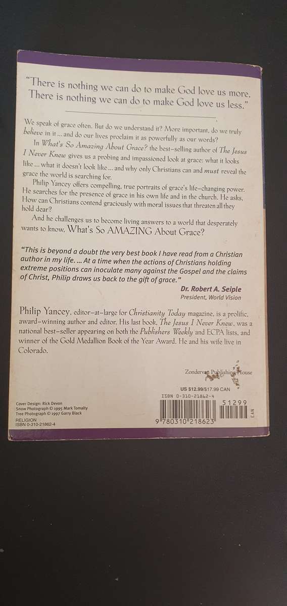 What's so amazing about Grace? Philip Yancey