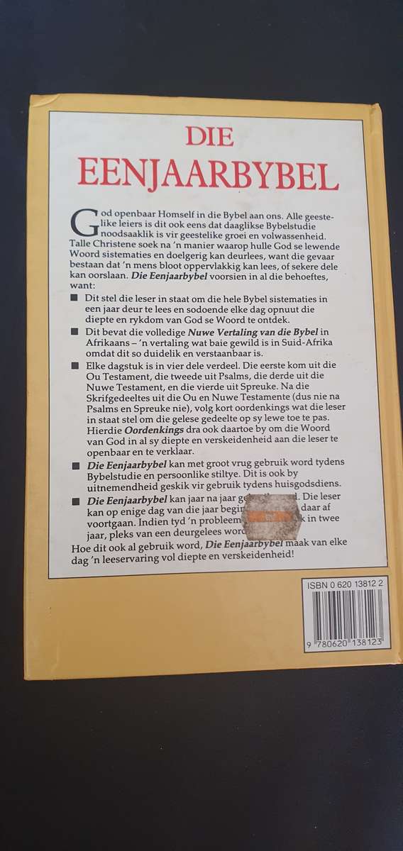 Die Eenjaar Bybel - Ou en Nuwe testament