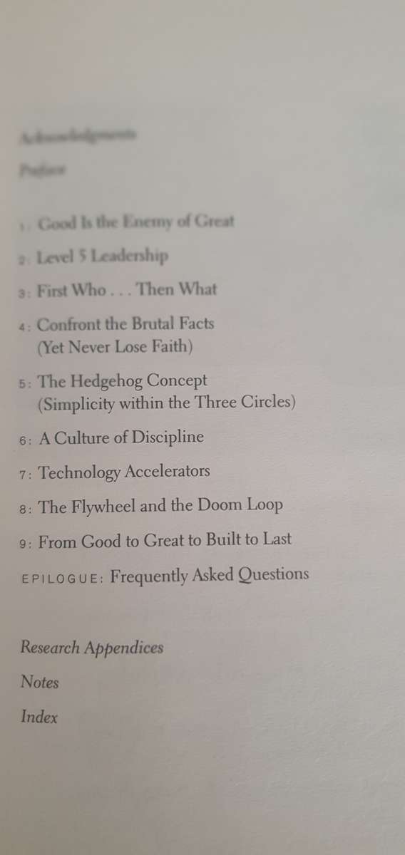 Good to Great - Jim Collins