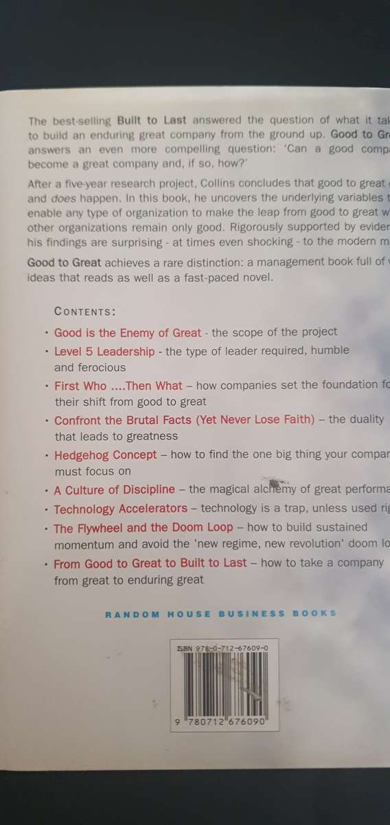 Good to Great - Jim Collins
