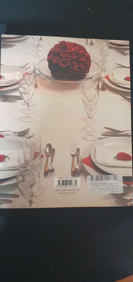 Nataniël food from the white house