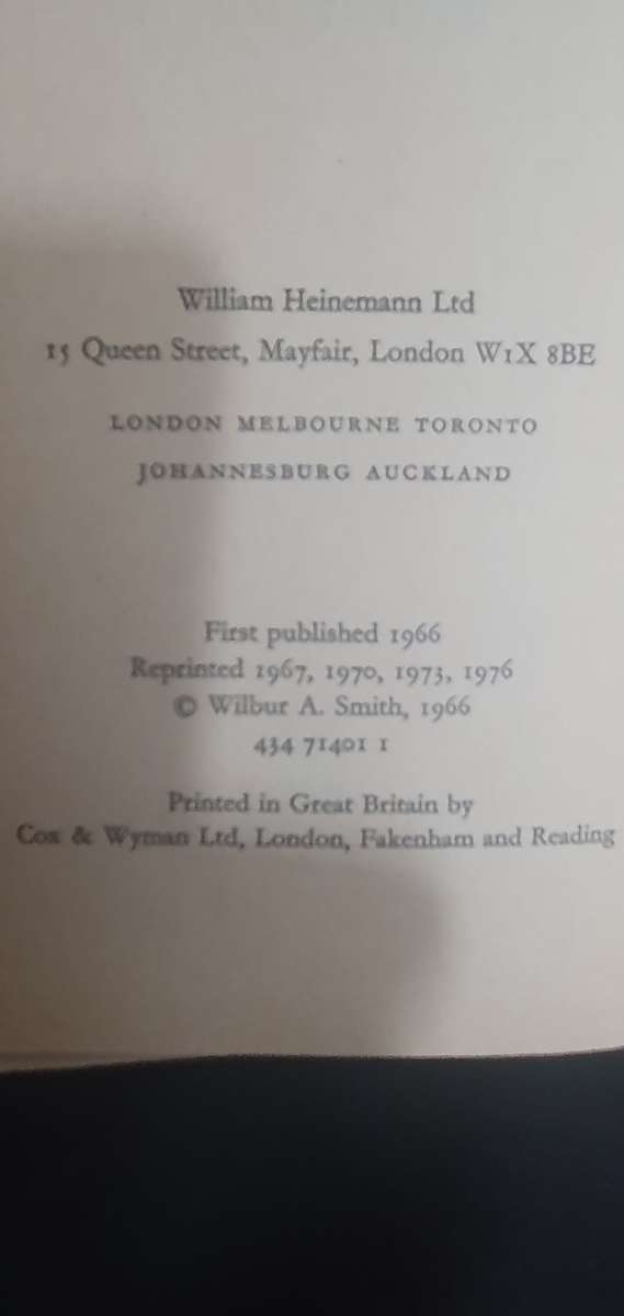 The Sound of Thunder - Wilbur Smith