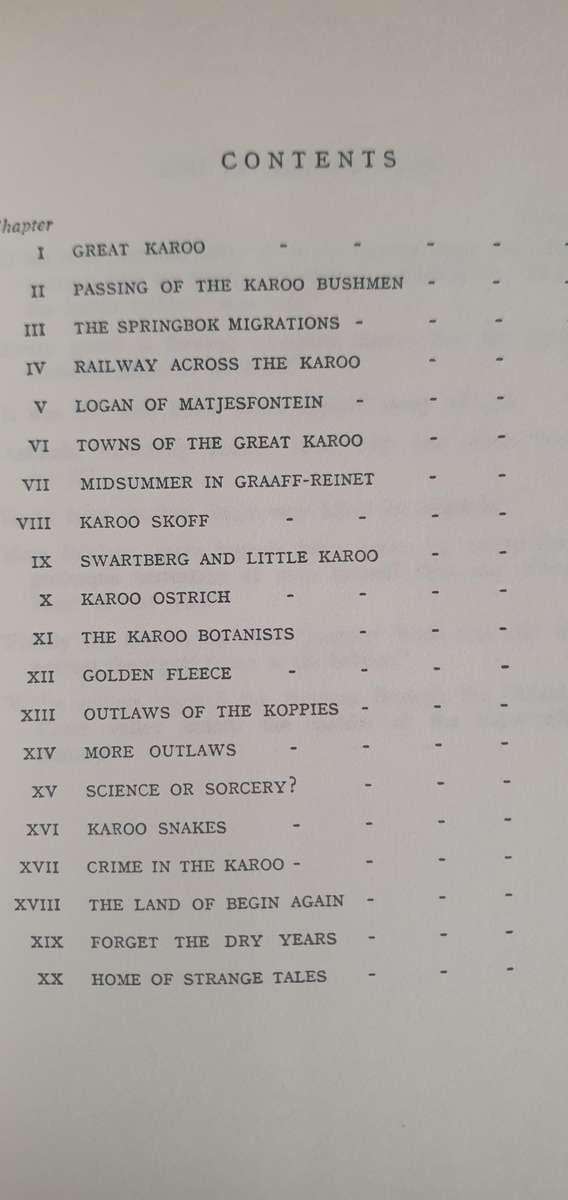 Karoo - Lawrence G. Green