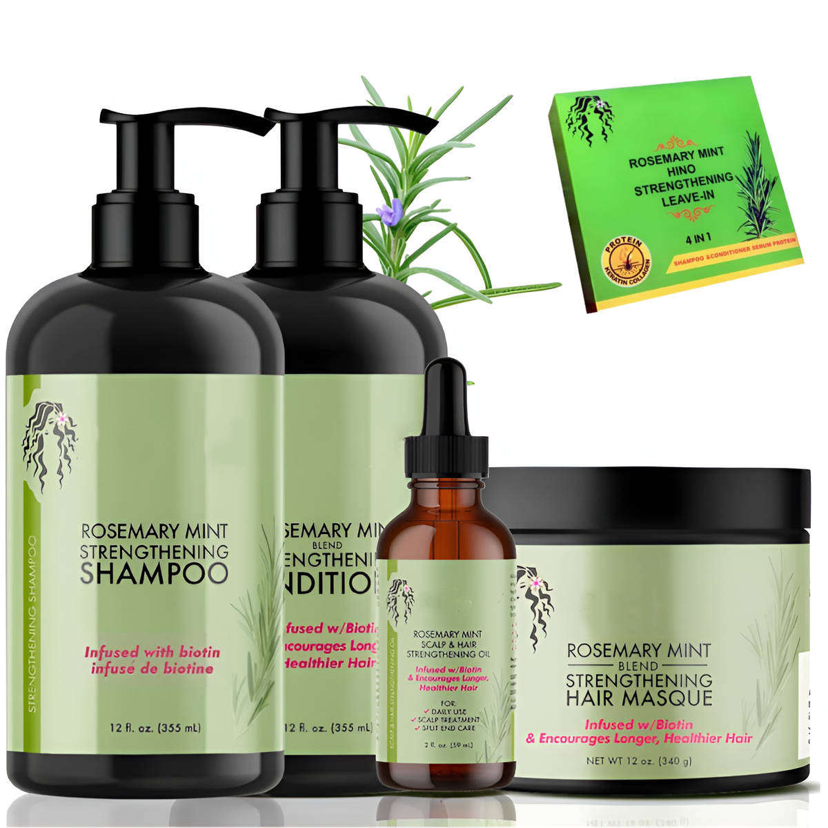 Intense Rosemary Mint Set OF 4