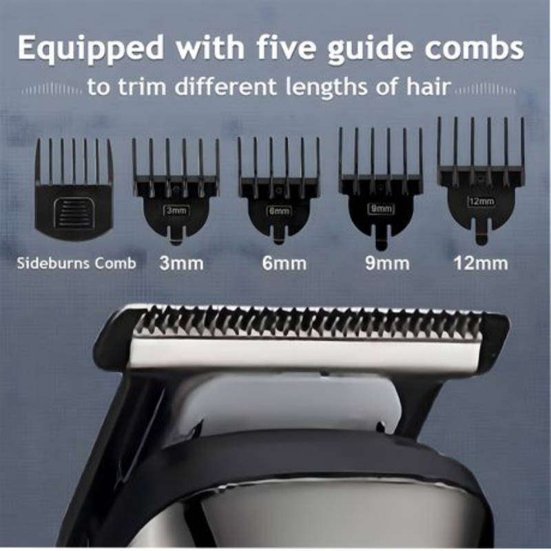 Hair Clipper Beard Trimmer 6 in 1 Grooming Set