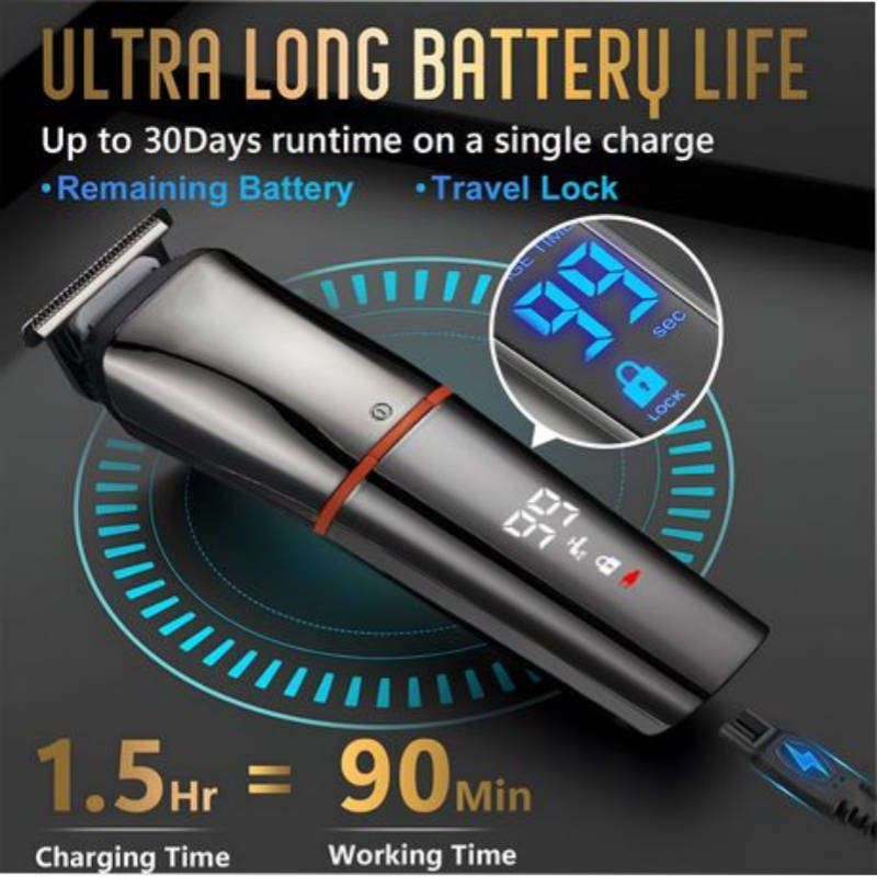 Hair Clipper Beard Trimmer 6 in 1 Grooming Set