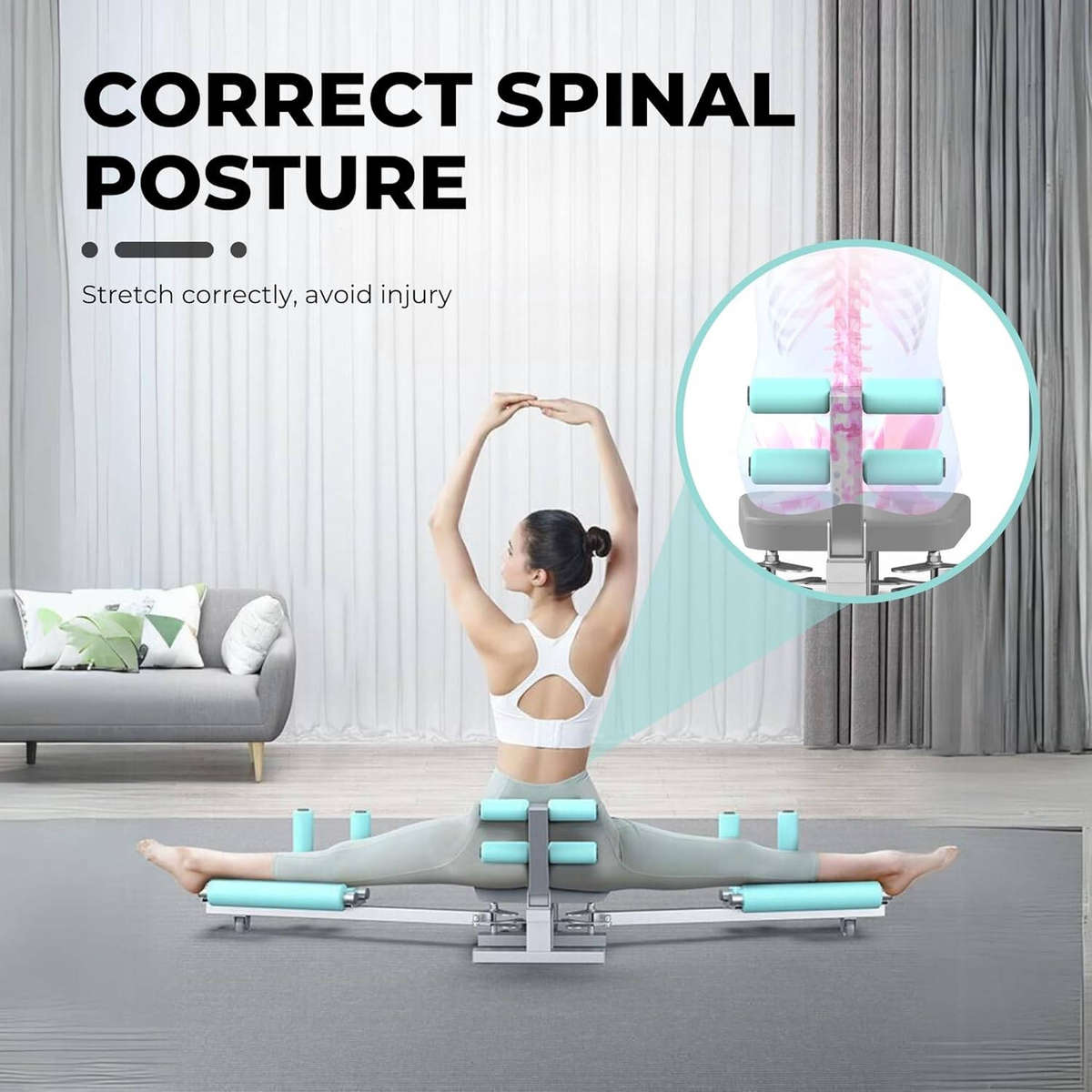 TOXIYA Leg Extension Machine with Padded Seat and Backrest