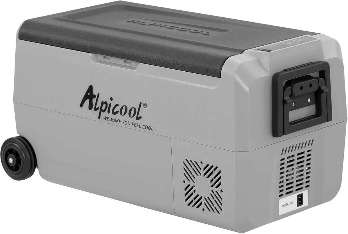 Alpicool 36L Dual Temperature Control 12 Volt Refrigerator Fast Cooling 12V Car Fridge Freezer -4~6