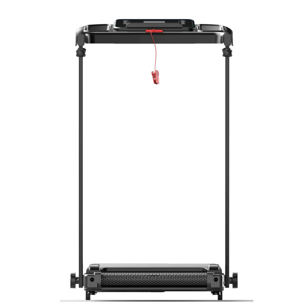 SPORTINO Treadmill with App & Button Control | 1.5HP Motor, Folds Easy - Black