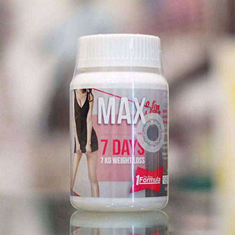 MAX SLIM 7-Day Waist Fat Burning Capsules