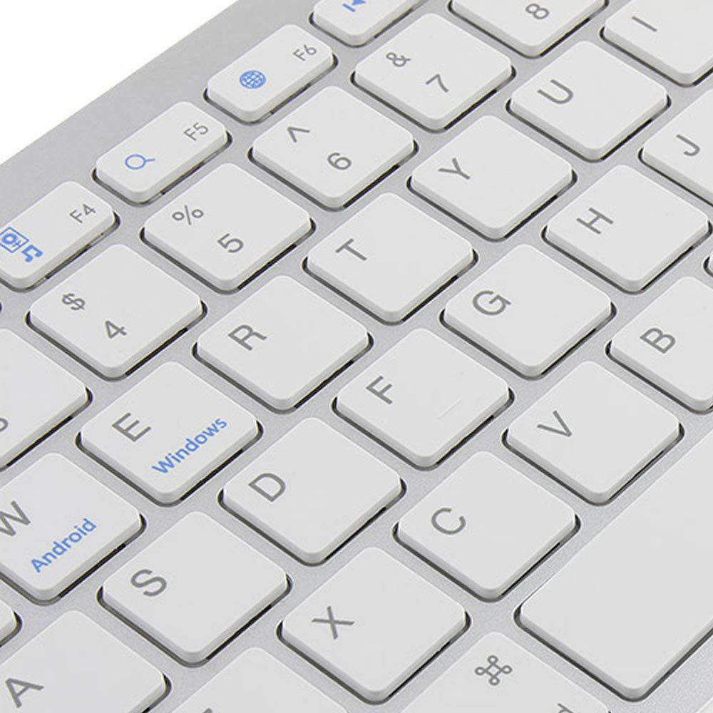 Ultra-slim Bluetooth Wireless Keyboard | Silver