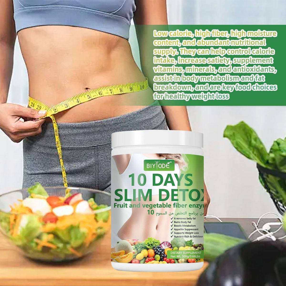 BIYODE 10-Day Slimming & Detoxifying Fruit and Vegetable Fiber Enzyme Shake