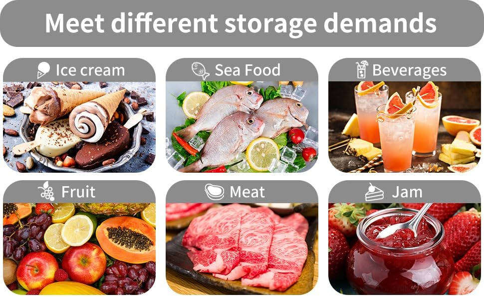 Alpicool 36L Dual Temperature Control 12 Volt Refrigerator Fast Cooling 12V Car Fridge Freezer -4~6
