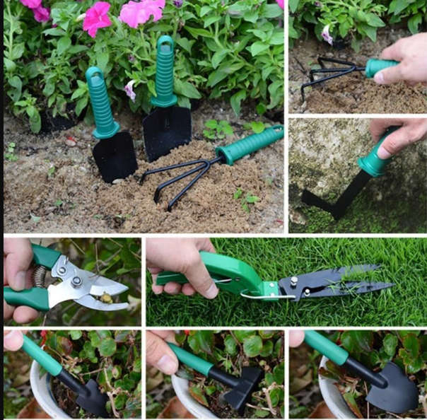 Durable Garden Tool Set with Storage Case - 10 Piece