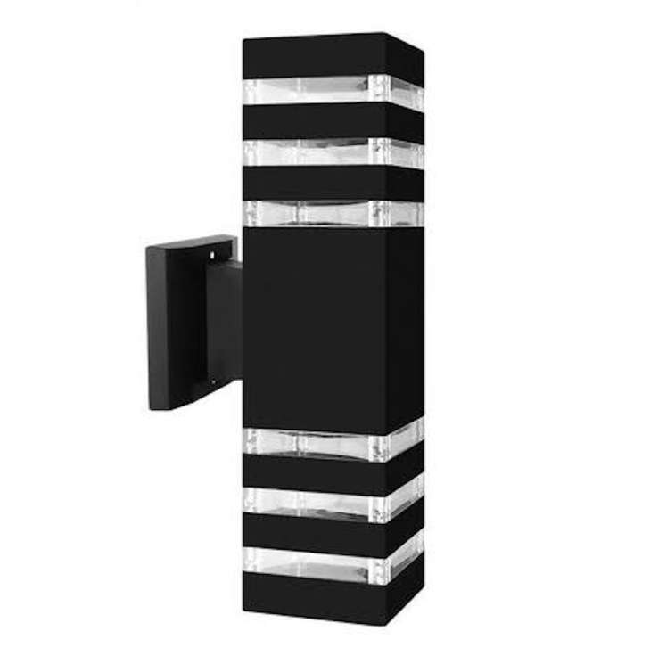 Outdoor Up Down Square Wall Lamp Black - FS5408/1
