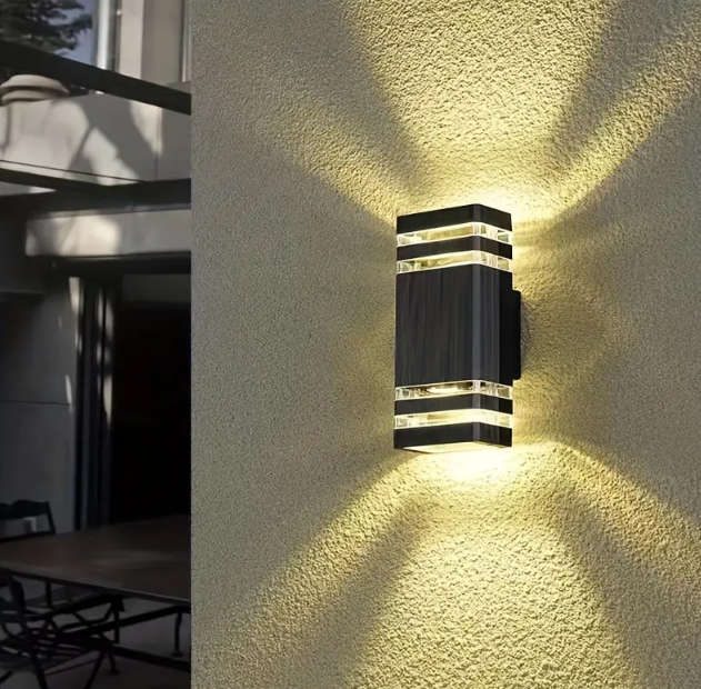Outdoor Up Down Square Wall Lamp Black - FS5408/1