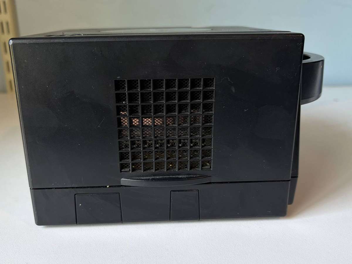 Nintendo Gamecube Black Console with Cables, one controller and one third party Memory Card