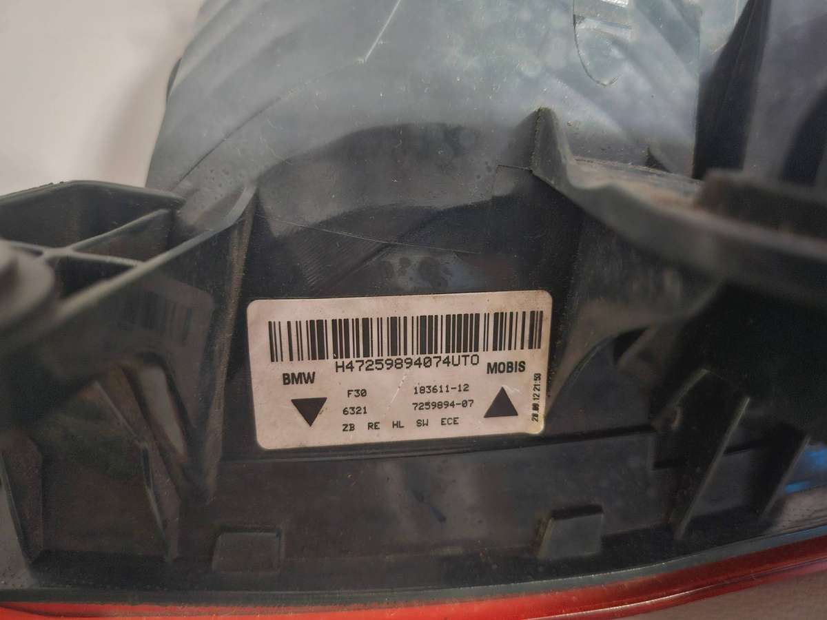 BMW F30 Right Outer Tail Light