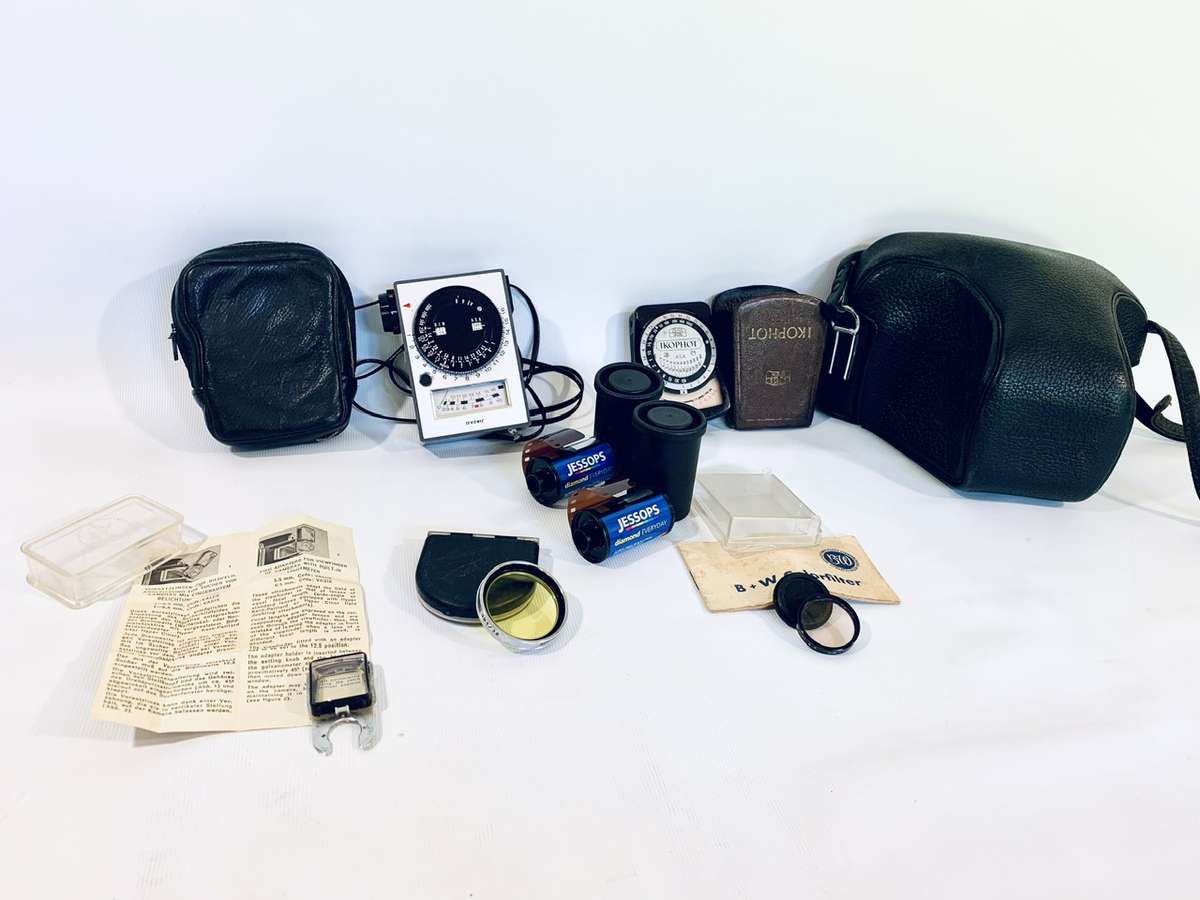 Assortment of Vintage Camera Accessories