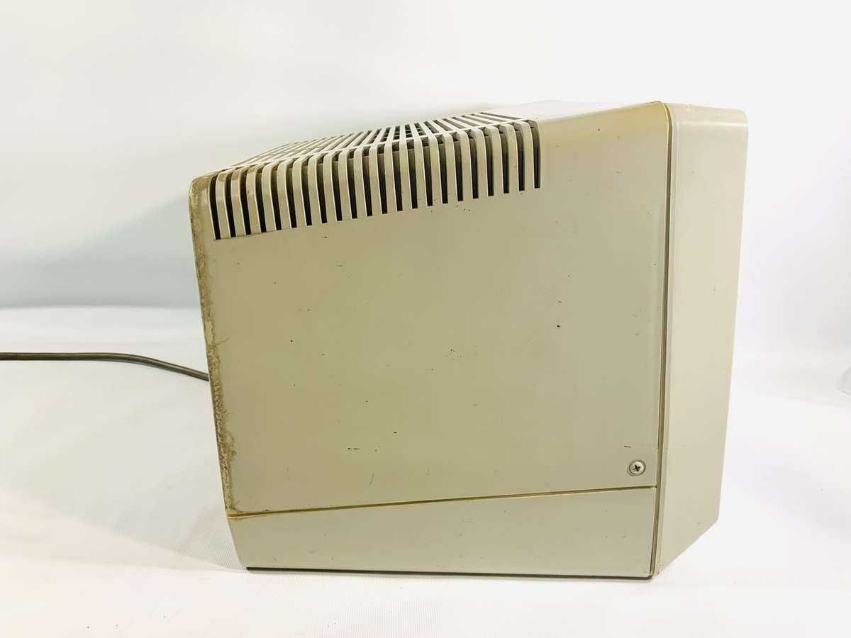 Vintage Olympia ETX 1 Amber Monochrome CRT Computer Monitor (needs attention)