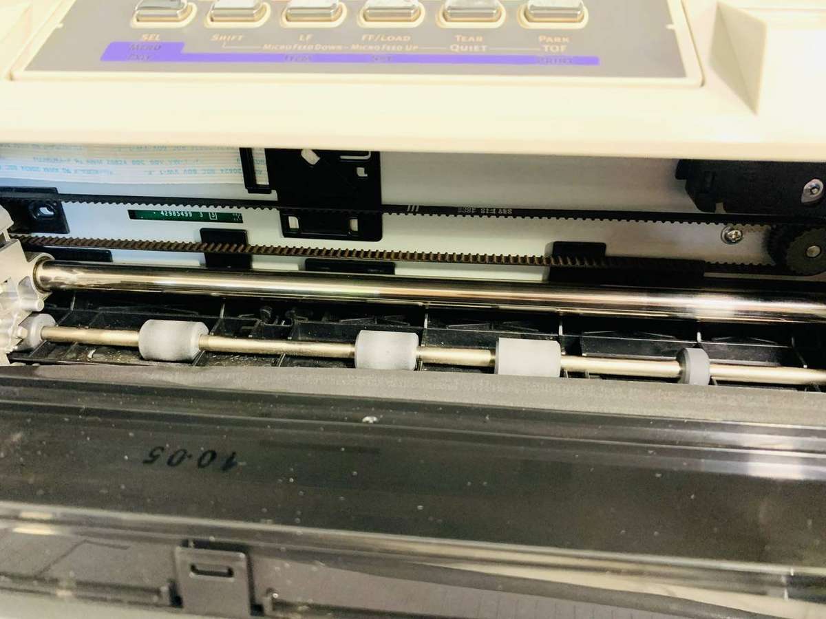 OKI MICROLINE 6300FB Dot Matrix Printer  With Accessories - Needs Service