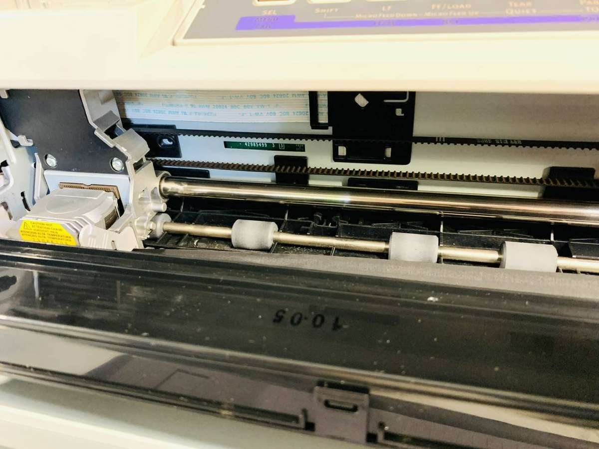 OKI MICROLINE 6300FB Dot Matrix Printer  With Accessories - Needs Service