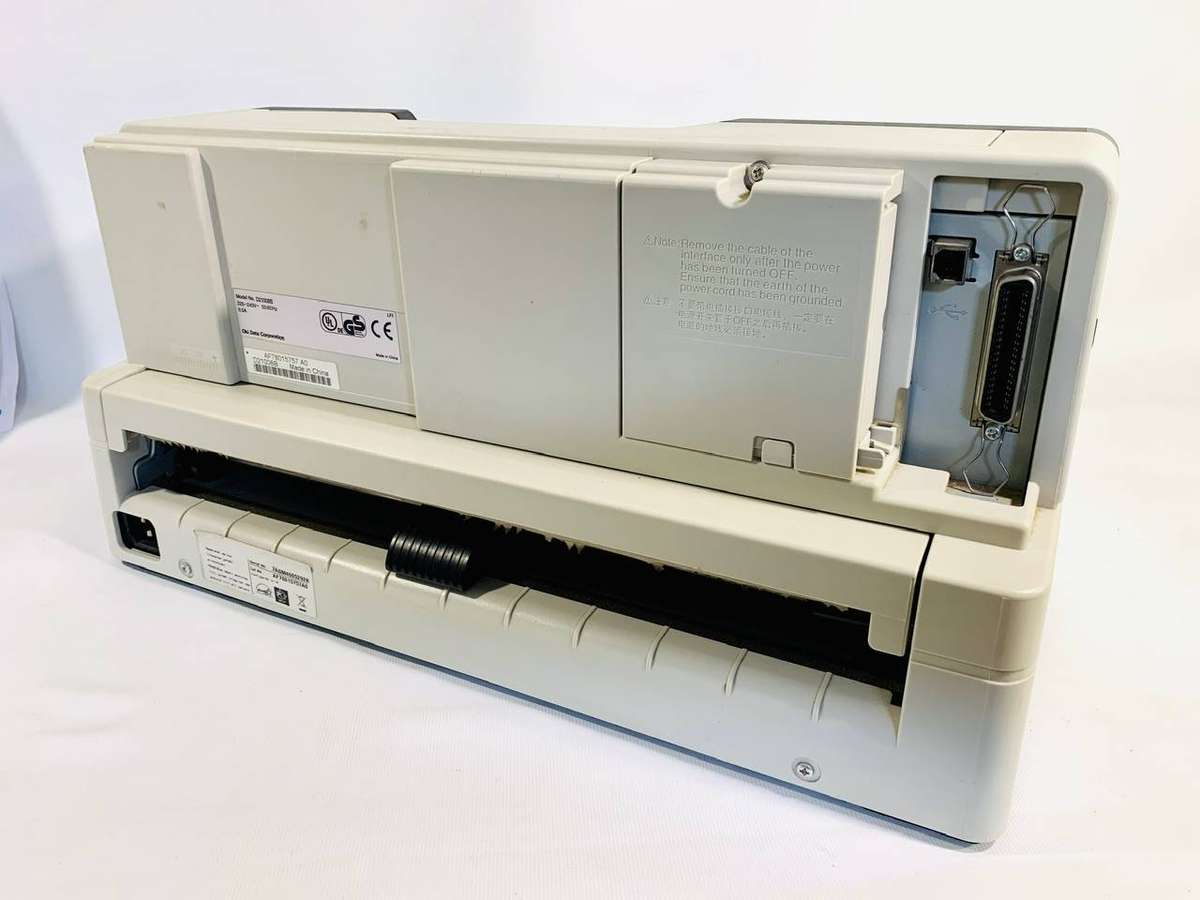 OKI MICROLINE 6300FB Dot Matrix Printer  With Accessories - Needs Service