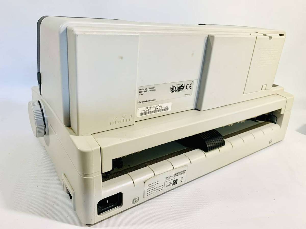 OKI MICROLINE 6300FB Dot Matrix Printer  With Accessories - Needs Service