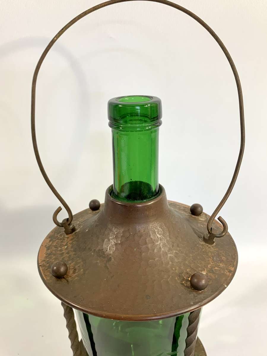 Vintage Music Box - German Made - Functional Decanter encased in Copper Surrounds